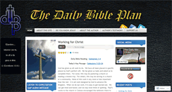 Desktop Screenshot of dailybibleplan.com