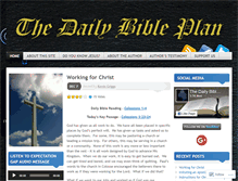 Tablet Screenshot of dailybibleplan.com